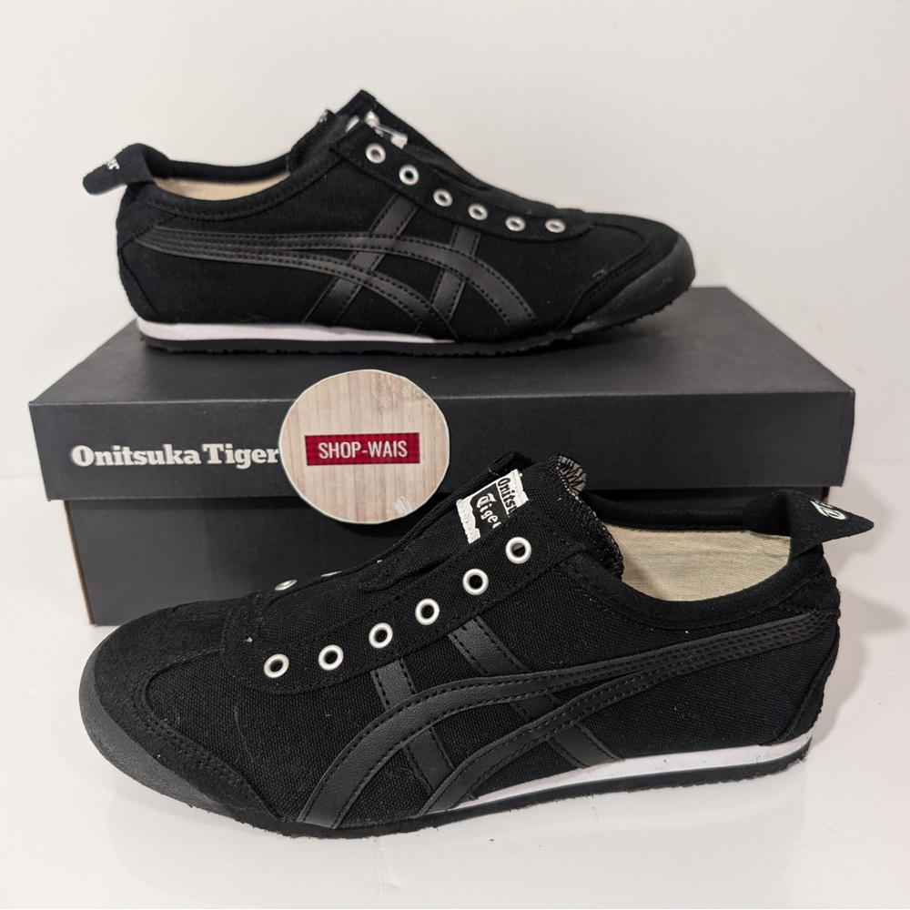 Onitsuka Tiger MEXICO 66 Slip-On Sneakers Black/White Unisex Sneakers